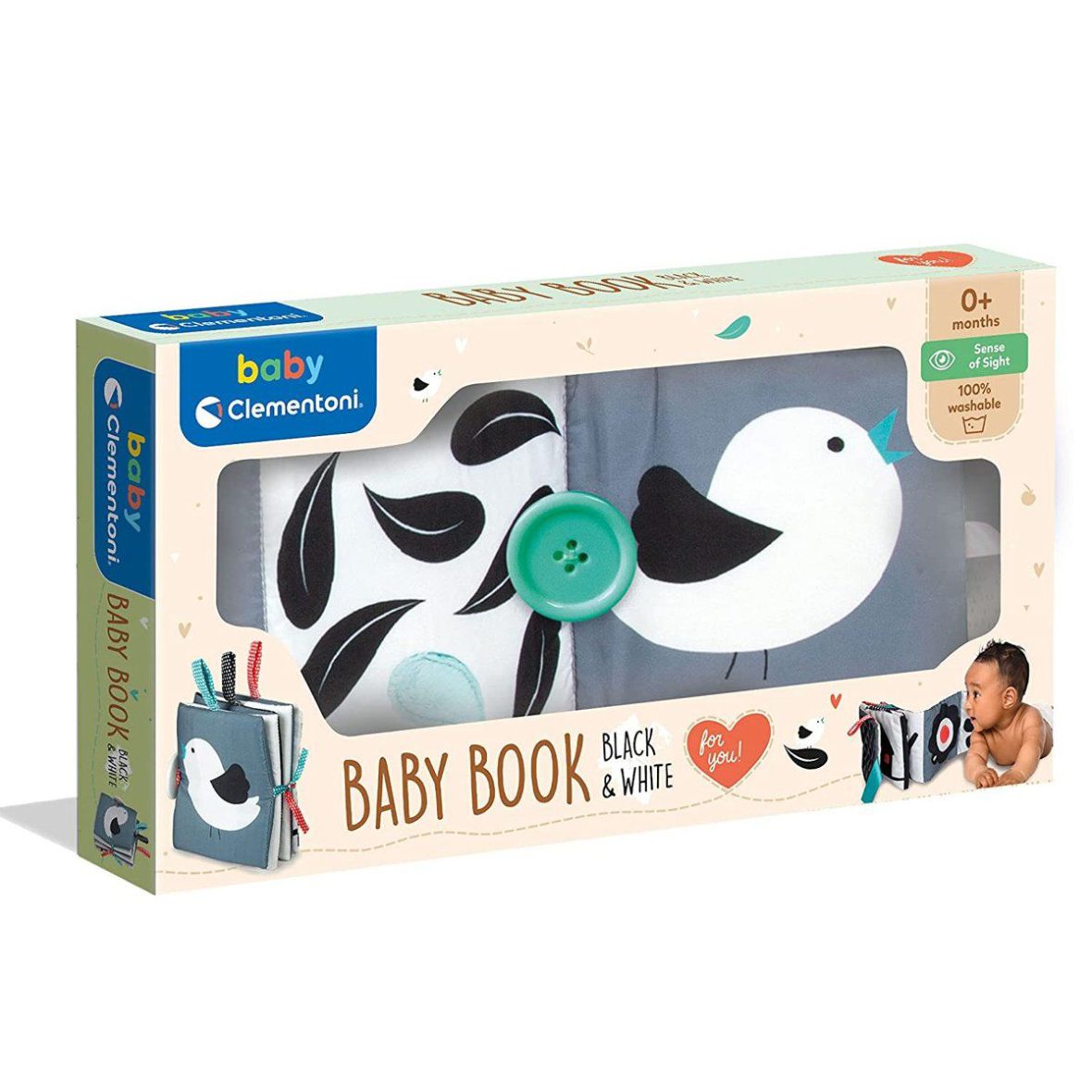 17322 Yumuşak Bebek Kitabı, BabyClementoni 0+