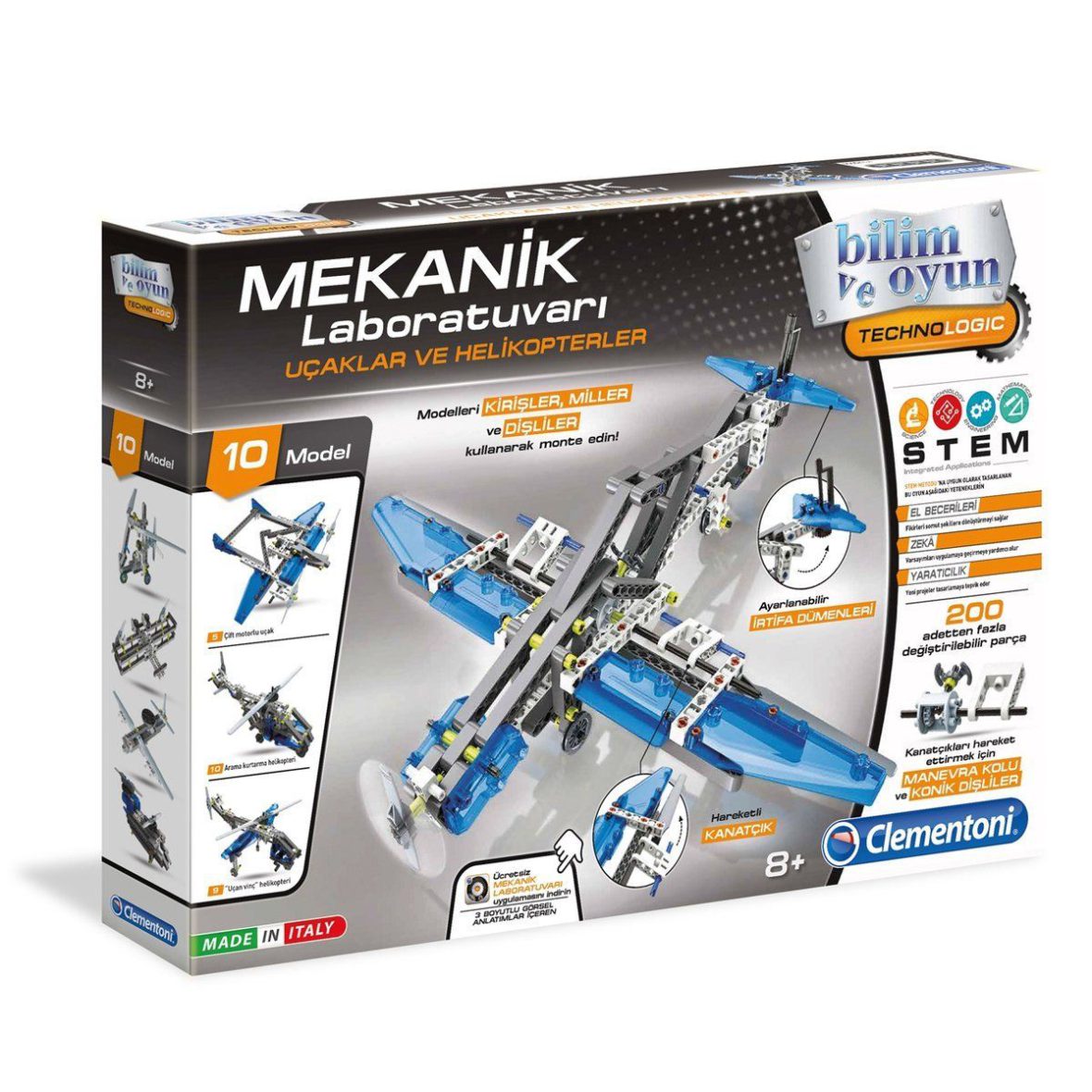 64996 Mekanik Laboratuvarı – Uçaklar ve Helikopterler +8 yaş