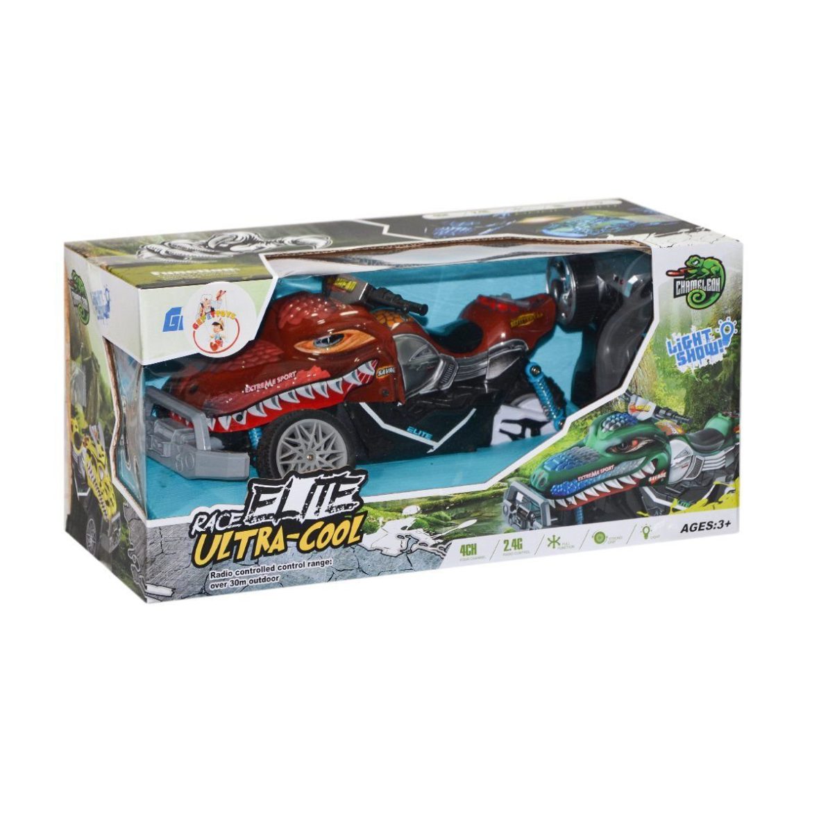 GM2201A Kumandalı Işıklı Bukelamun Monster Car -Gepettoys