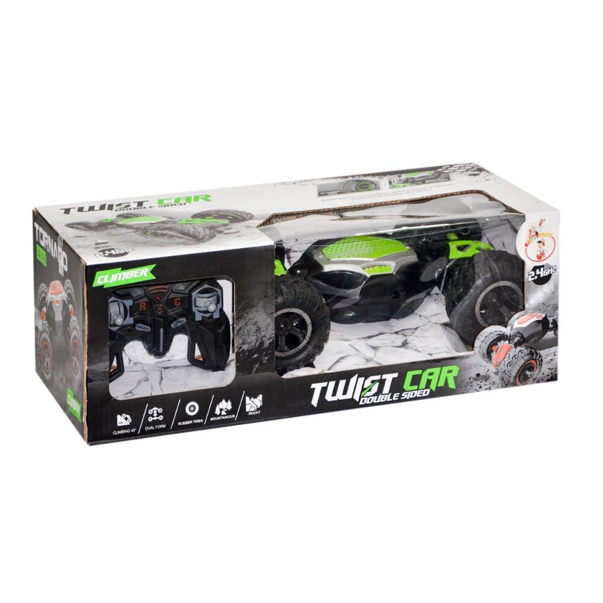 UD2196A Kumandalı Çift Taraflı Twist Car -Gepettoys