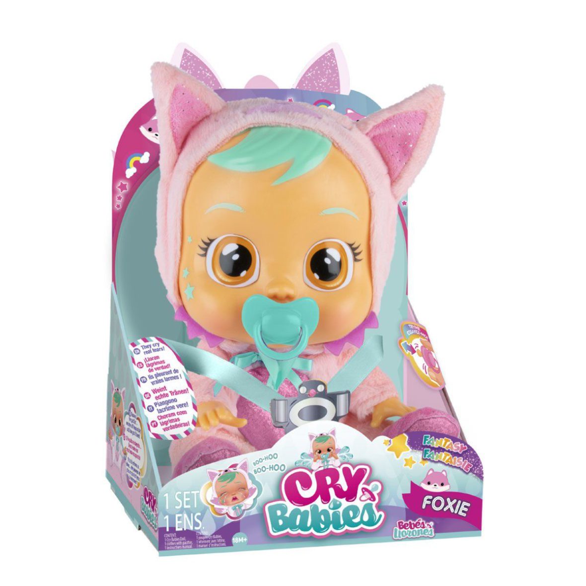 CYB40000 Cry Babies – Bebek Foxie – 81345