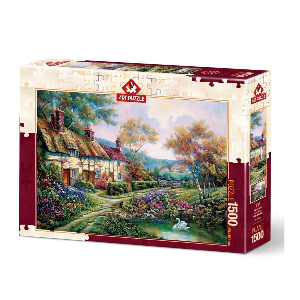 5379 Art Puzzle Bahar Bahçe 1500 parça Puzzle / +15 yaş