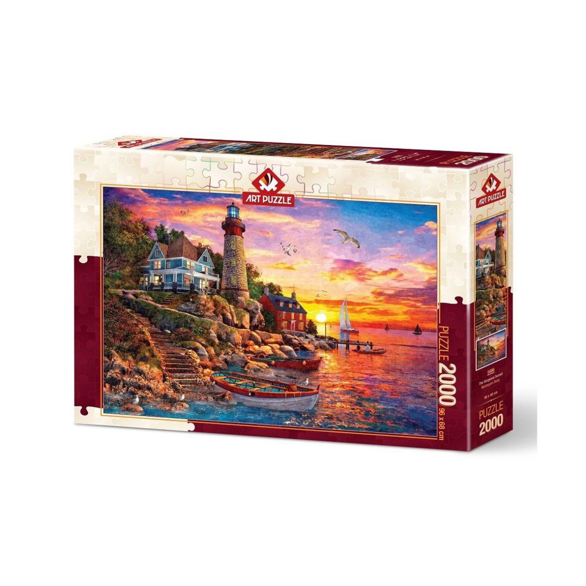 5486 Art Puzzle, Muhteşem Batış 2000 Parça Puzzle