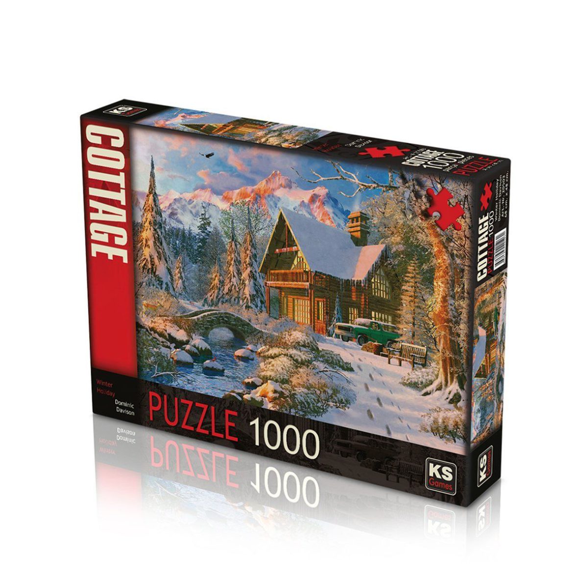 20503 Kış Tatili 1000 Parça Puzzle -KS Puzzle