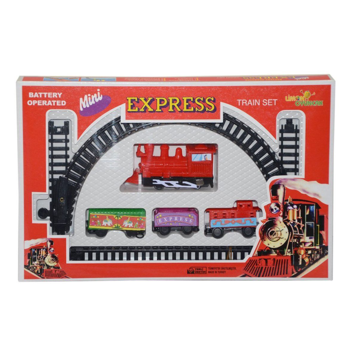 LMN150 Mini Ekspress Tren -Limon