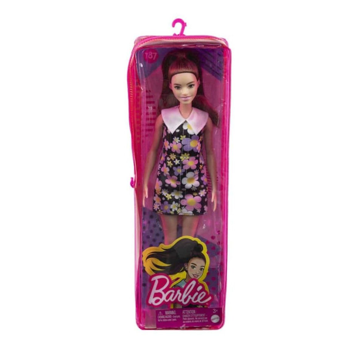 HBV19 Barbie Fashionistas Çiçekli Elbiseli, İşitme Cihazlı