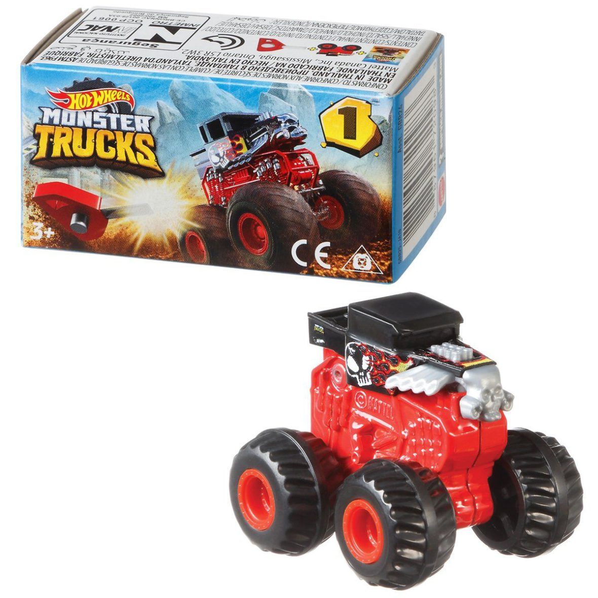 GBR24/GPB72 Hot Wheels Monster Trucks Mini Arabalar Sürpriz Paket