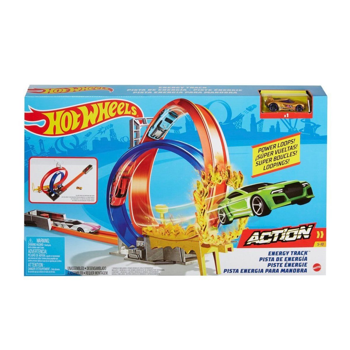 GND92 Hot Wheels Enerji Pisti Yarış Seti