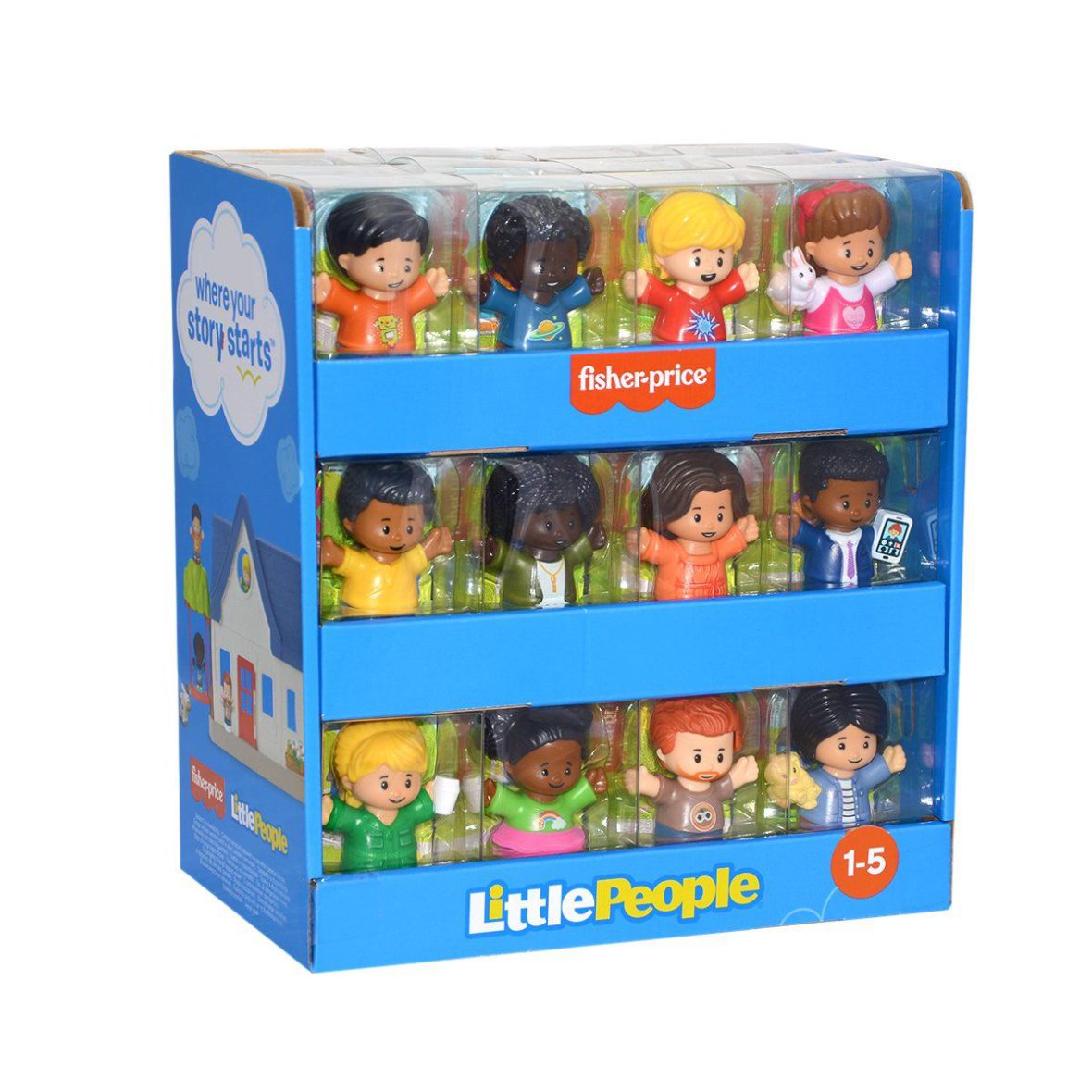 DVP63 Fisher-Price® Little People Karakter Figürler, 1-5 yaş