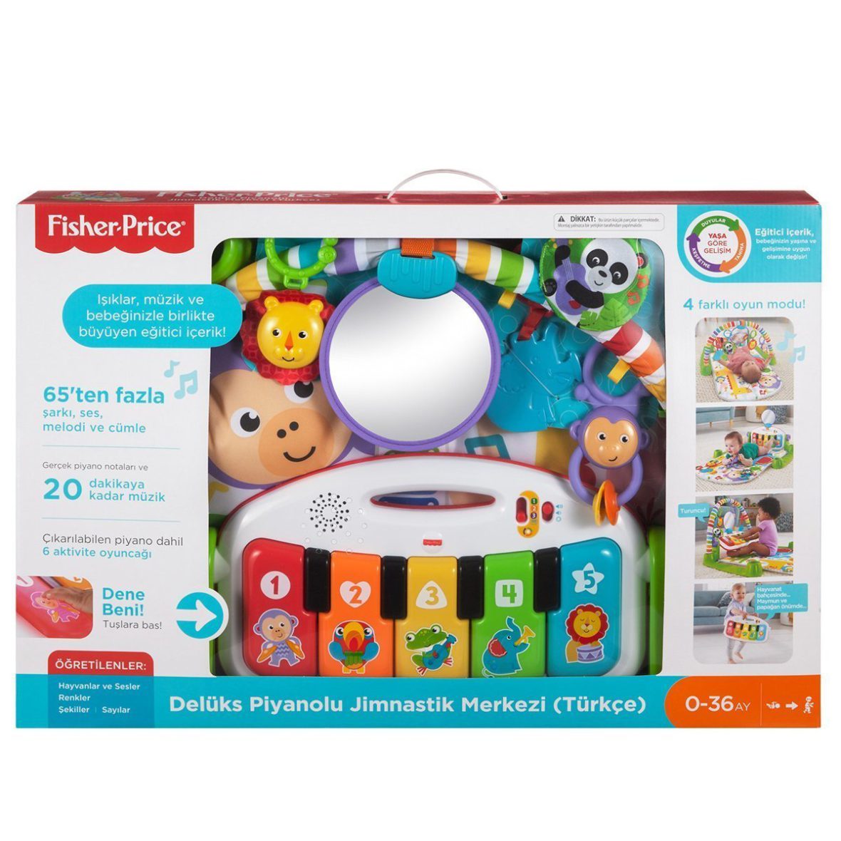 FWT16 Fisher-Price® Delüks Piyanolu Jimnastik Merkezi /Türkçe