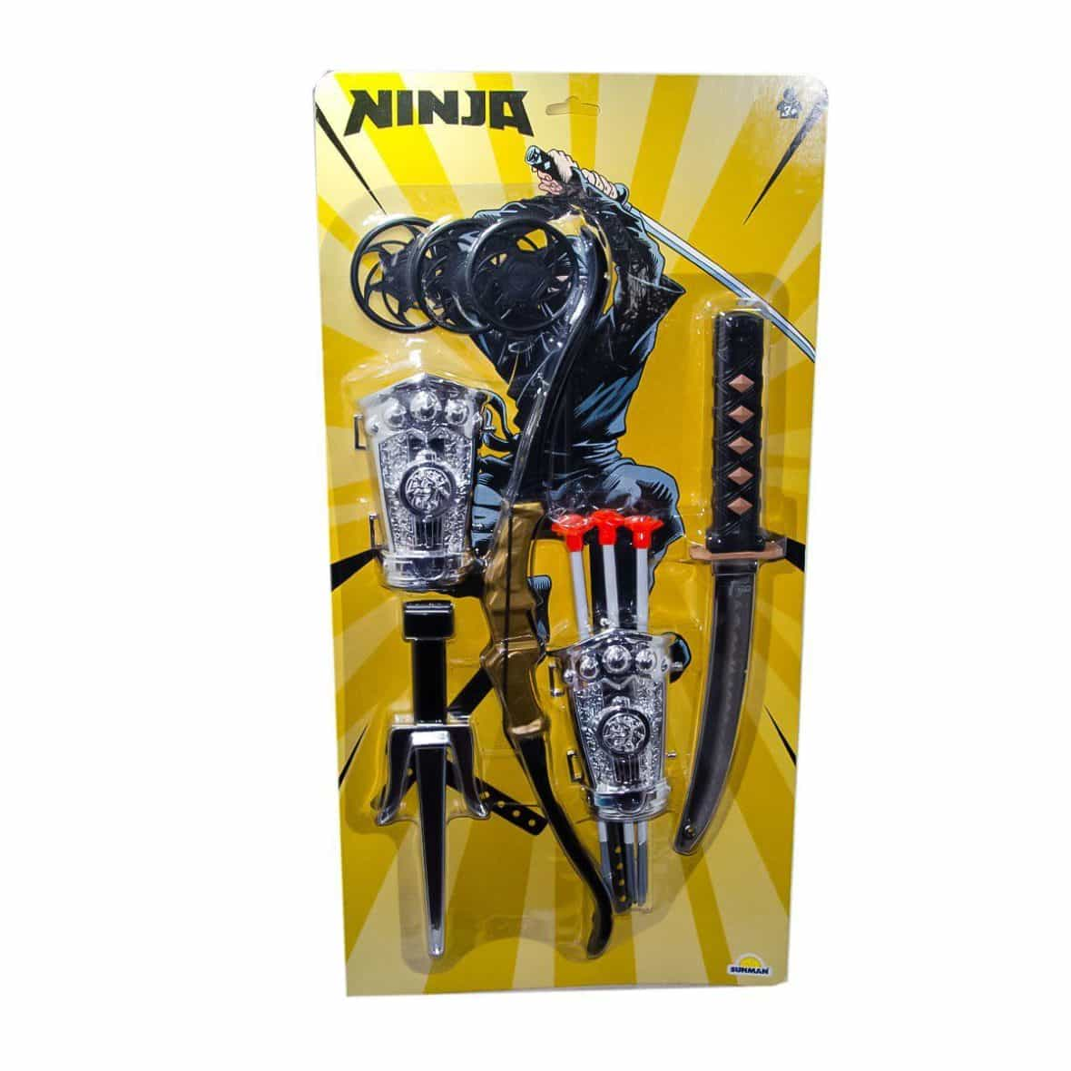 3783 SUN-ZEO-NIN-Ninja Ok Yay Bıçak 8 Parça Kartela Set – Sunman