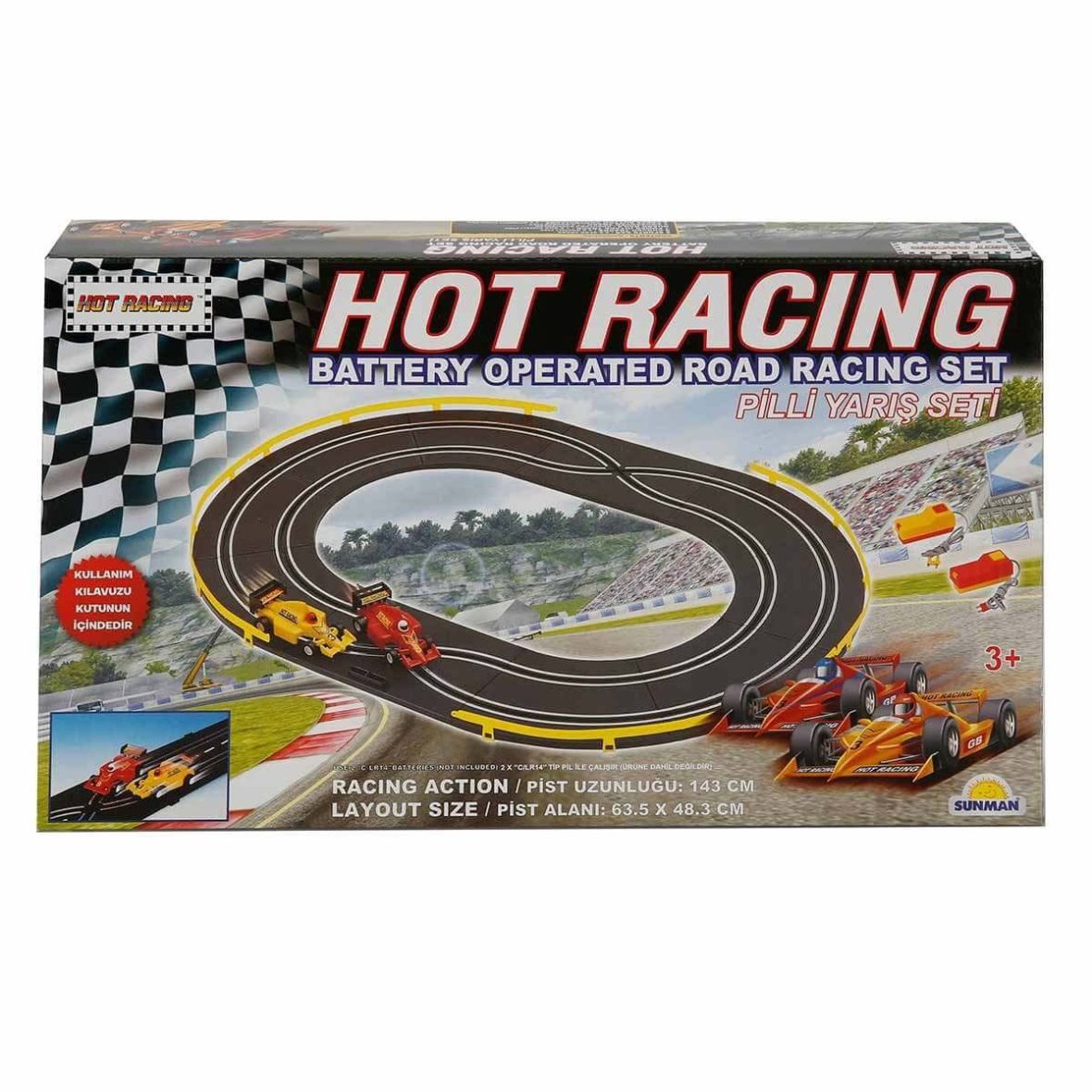 6004  Hot Racing Yarış Seti