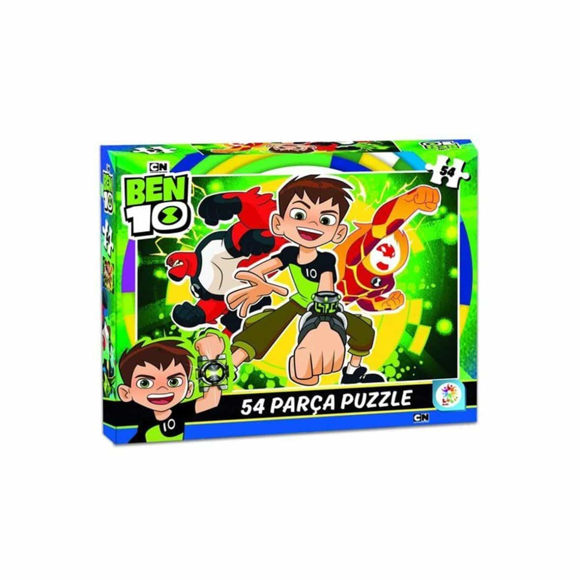 BTEN7592 Laço Kids Ben10 54 Parça Puzzle